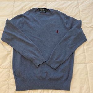 Blue Polo Mens Sweater medium